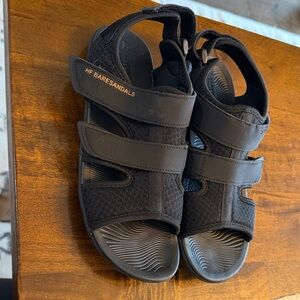 Black HF Baresandals